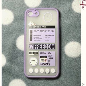 Phone Case: iPhone 7/8/SE, lavender/white/black